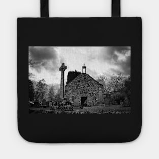 Rob Roy MacGregor's Church and Graveyard B&W Tote