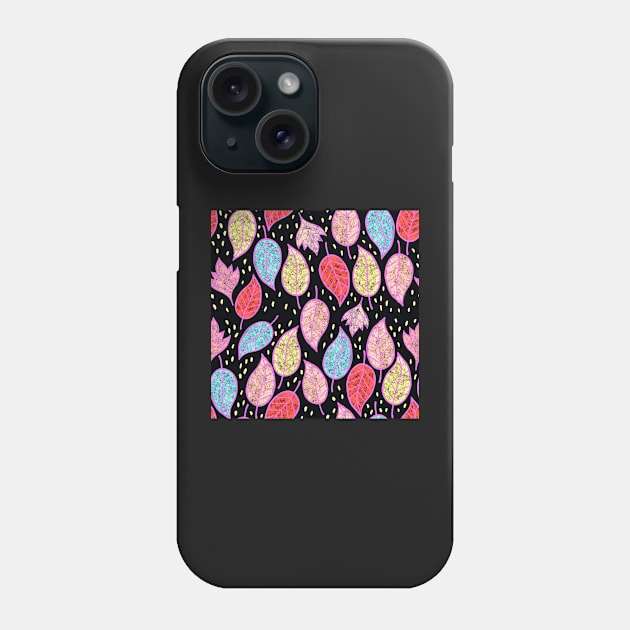 Falling leaves Phone Case by Papergrape