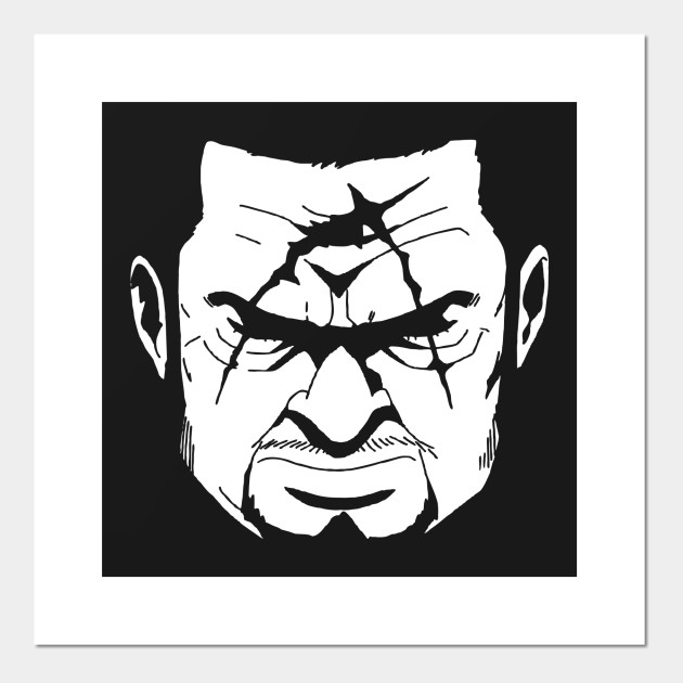 Fujitora Marine One Piece Kuzan Posters And Art Prints Teepublic