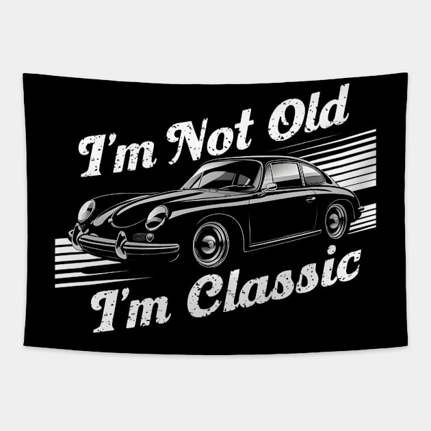 Retro Rides Tee Tapestry by FreshIdea8