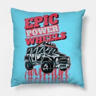 4x4 Power Wheels Offroader Pillow