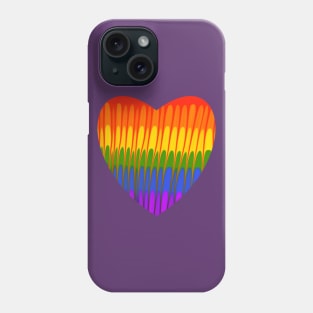 Rainbow Heart Phone Case