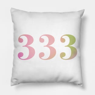 angel numbers 333 Pillow