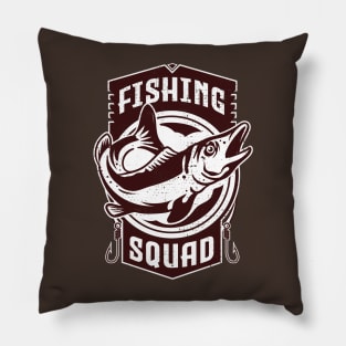 fishing squad Pillow