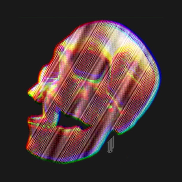 GlitchSkull cmyk by Up_Design