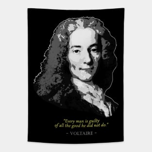 Voltaire Quote Tapestry