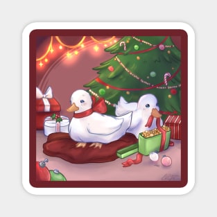 Christmas Duckies Magnet