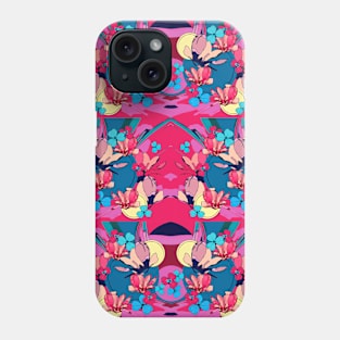 Pink flower tale Phone Case