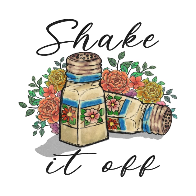 shake it off vintage seasoning with floral by Ballari