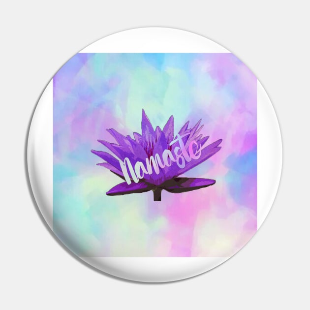 Namaste Pin by NatLeBrunDesigns