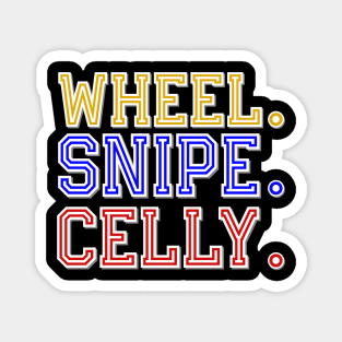 Multi-Colored - Letterkenny Irish and Shamrocks Hockey Fan - Wheel Snipe Celly Magnet