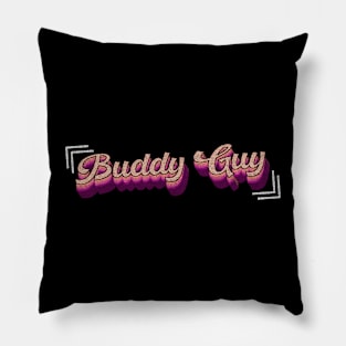 buddy guy vintage Pillow