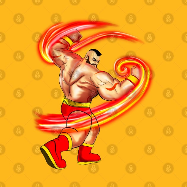 ZANGIEF (Double Lariat) by speciezasvisuals