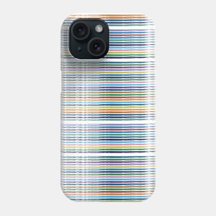 Thin Multicolor Lines Phone Case