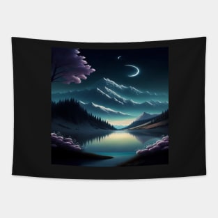 Mountain River Dreams Tapestry