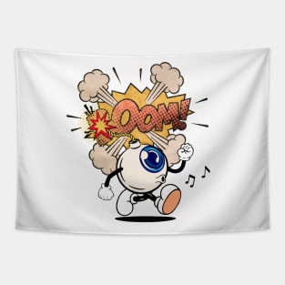 boom! mascot Tapestry