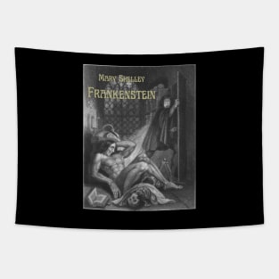 Frankenstein Mary Shelley Book Design Tapestry