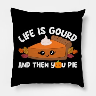 Funny Thanksgiving Pumpkin Pie Pillow