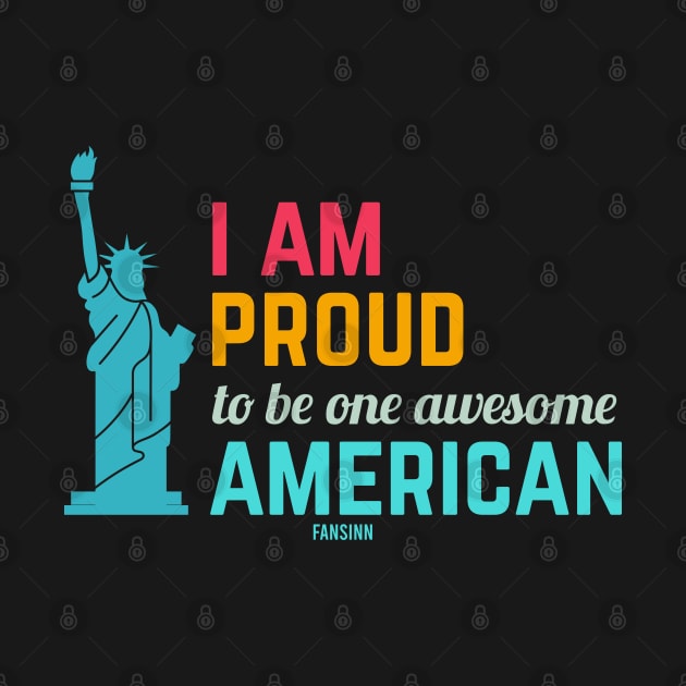 I Love USA America proud American by fansinn