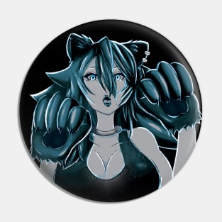 CatGirl Rawr! Ice Queen Edition Pin