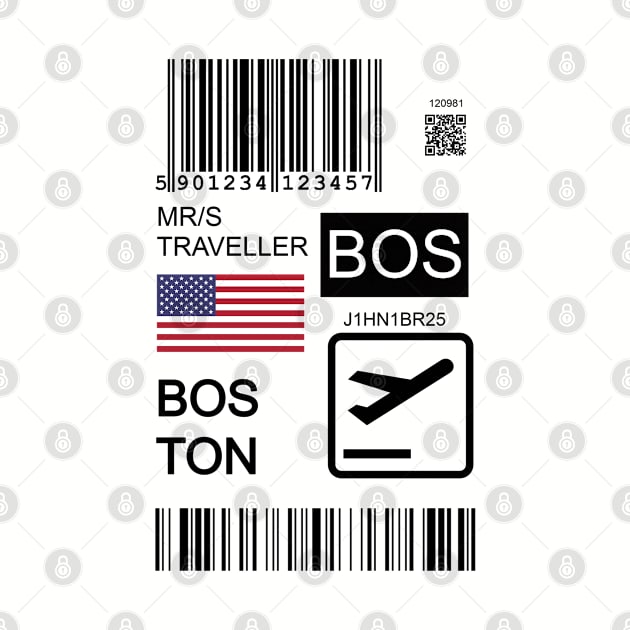 Boston USA travel ticket by Travellers