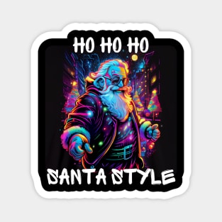 Graffiti Style - Ho Ho Ho Santa Style 2 Magnet