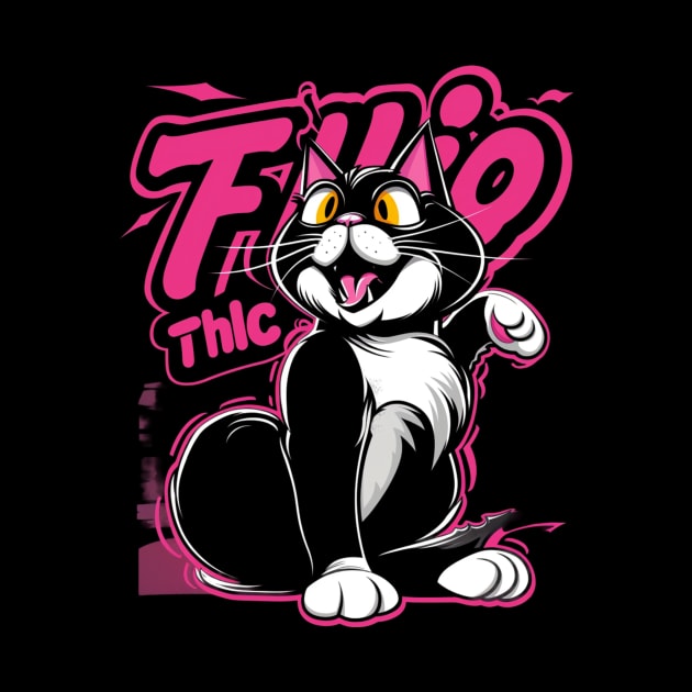 Felix The Cat Creativity by Tosik Art1