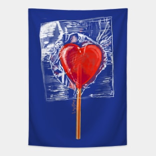 Heart Lollipop Tapestry