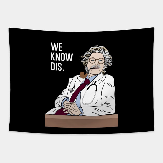 Kate McKinnon We Know Dis Tapestry by Kittenpants Studios