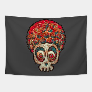 Candy Apple skull Tapestry