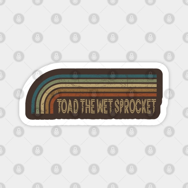 Toad the Wet Sprocket Retro Stripes Magnet by paintallday