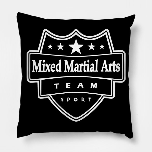 Sports Mixed Martial Arts Pillow by Hastag Pos