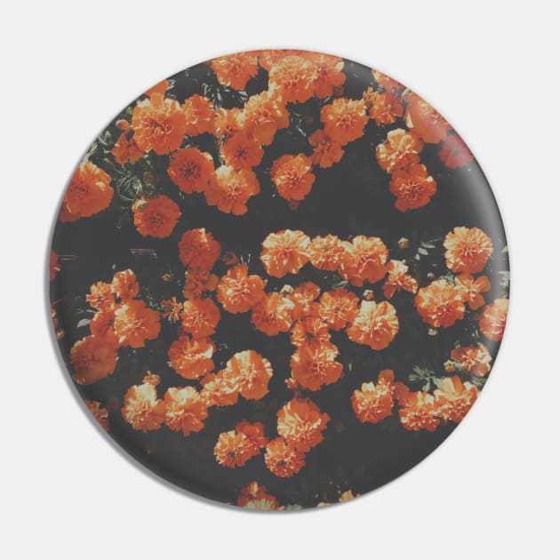 Orange Flowers Pin by Islanr