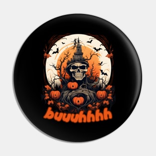 Buuhhhh-Halloween Haunt Pin