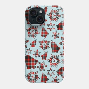 Tartan Christmas Bells Pattern Phone Case