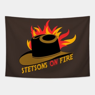 Stetsons On Fire Tapestry