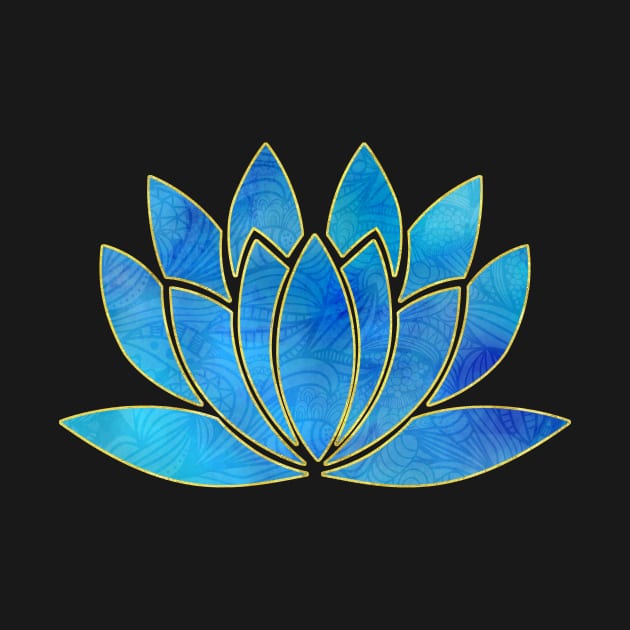 Flower of Life blue by LebensART