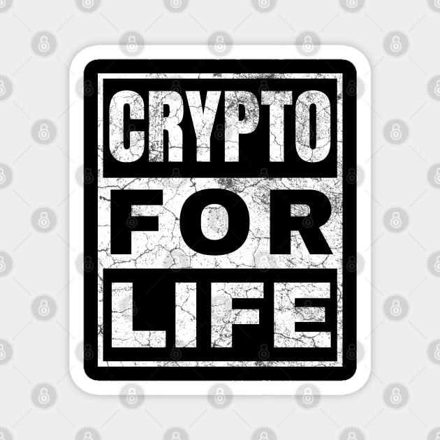 Crypto for Life Magnet by IndiPrintables