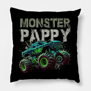 Monster Truck Pappy Family Matching Monster Truck Pillow