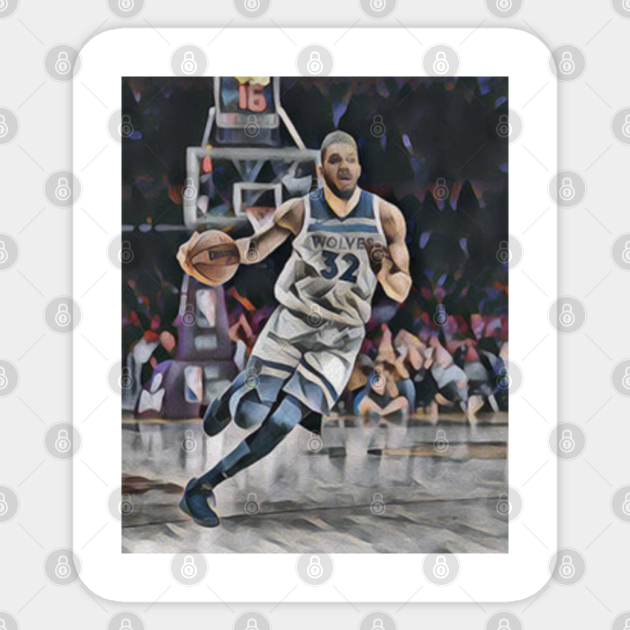 Karl Anthony Towns Minnesota Timberwolves Karl Anthony Towns Minnesota Timberwolv Sticker Teepublic
