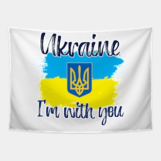 Ukraine I'm with you Tapestry