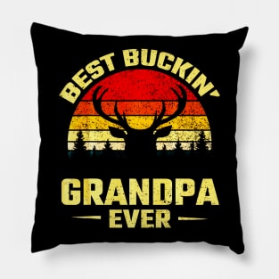 Best Buckin Grandpa Ever Deer Hunting Pillow