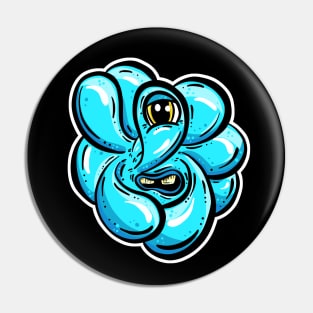 The Blobs - Moody Blue Monster Pin