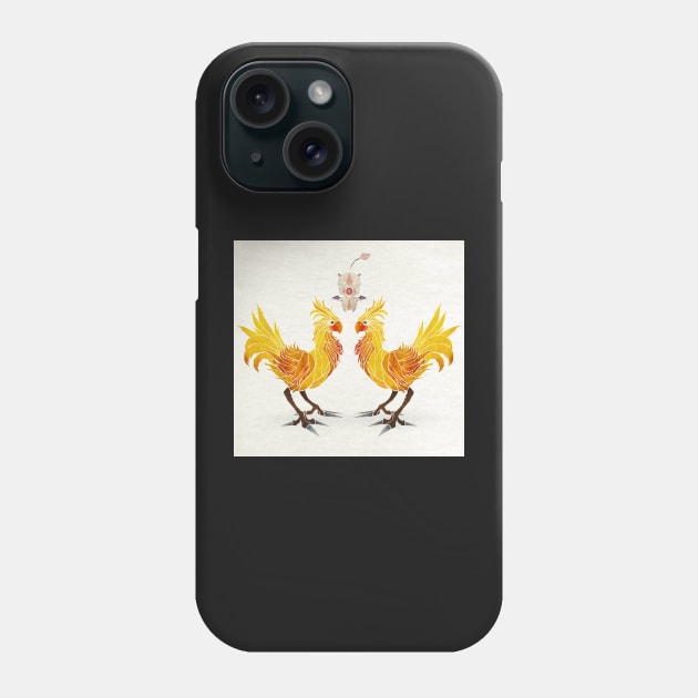 chocobo Phone Case by Manoou