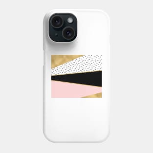 Grand geometric rose golden tones Phone Case