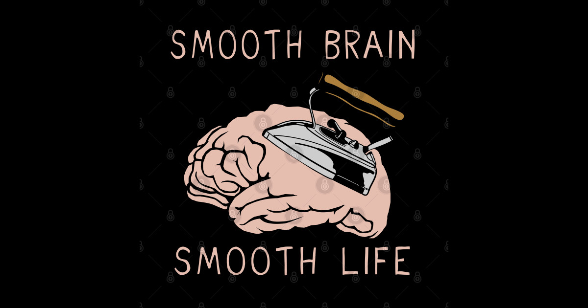 Smooth Brain Smooth Life Oddly Specific Meme Smooth Brain Meme Posters And Art Prints 