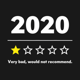 2020 Review Very Bad Would Not Recommend Shirt T-Shirt