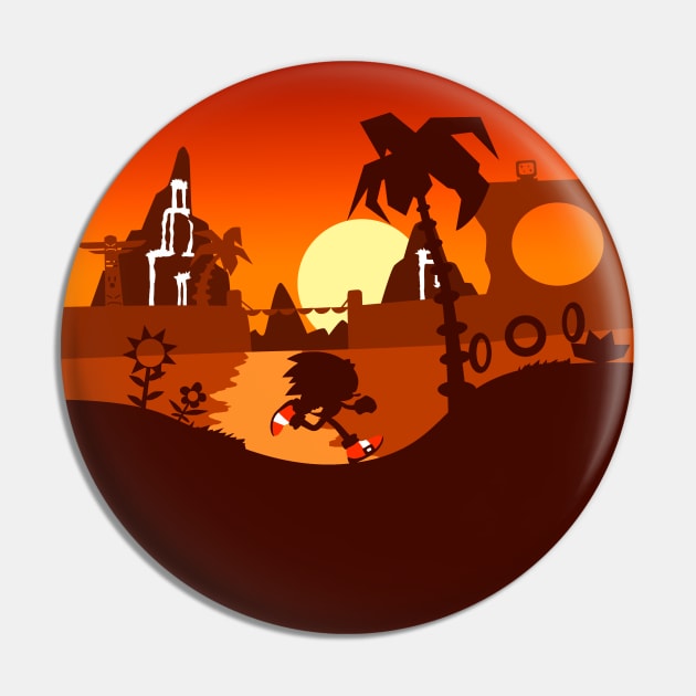 Sunset Hill Zone Pin by spdy4