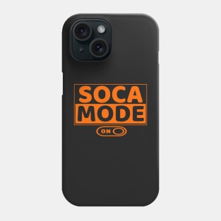 Soca Mode Business Brand Logo  - Orange Print - Soca Mode Phone Case