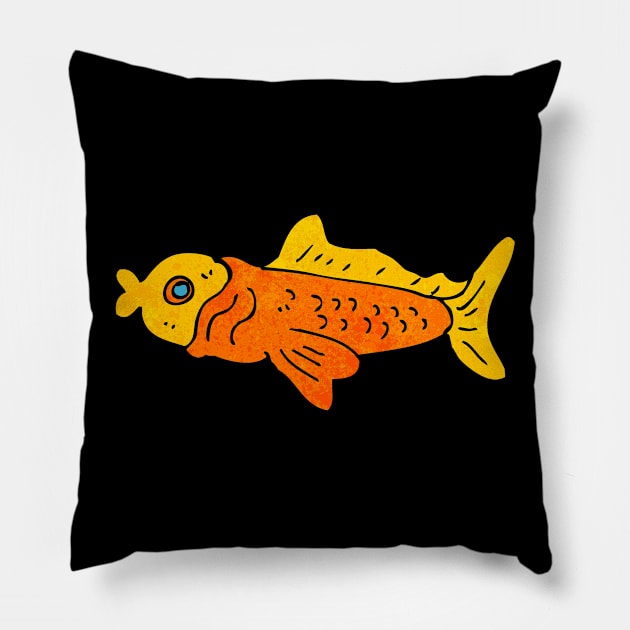 gold fish Pillow by rositura